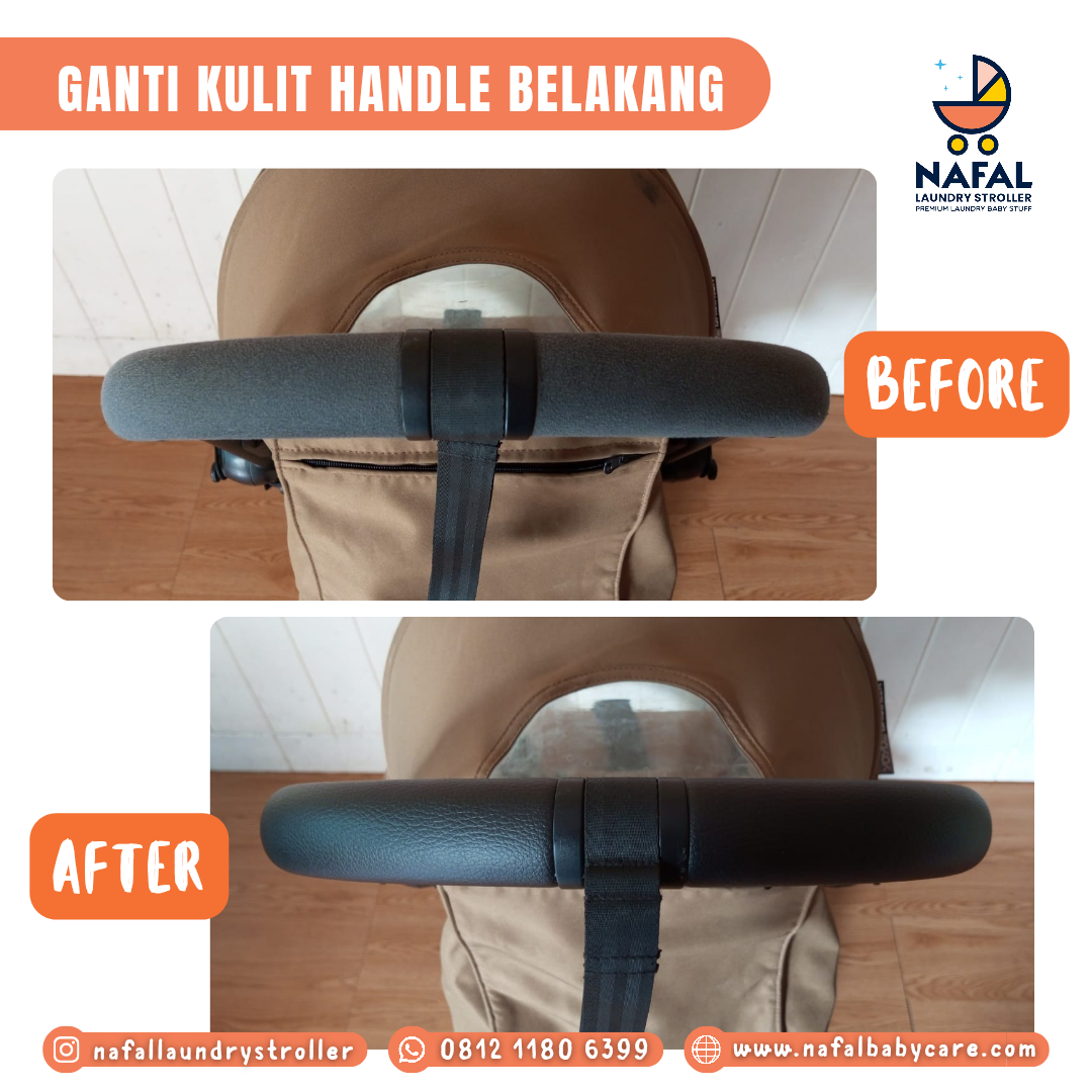 Foto pengerjaan Ganti Kulit Handle Belakang - Nafal Baby Care