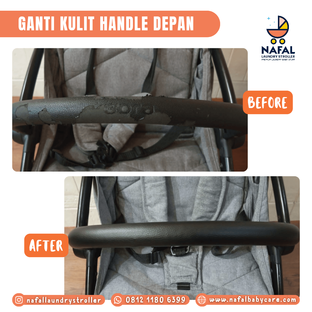 Foto pengerjaan Ganti Kulit Handle - Nafal Baby Care