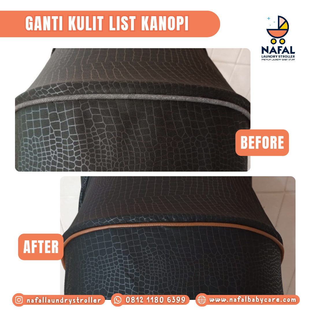 Foto pengerjaan Ganti Kulit List Kanopi - Nafal Baby Care
